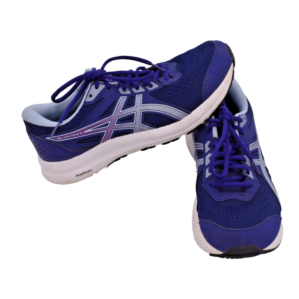 ASICS Gel Contend 8 Running Shoe Sneaker 1012B320 - Indigo Blue - Womens 9.5